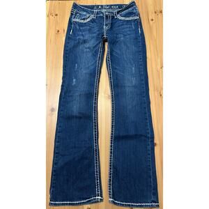LA Idol Womens Bootcut Denim Jeans Size 9